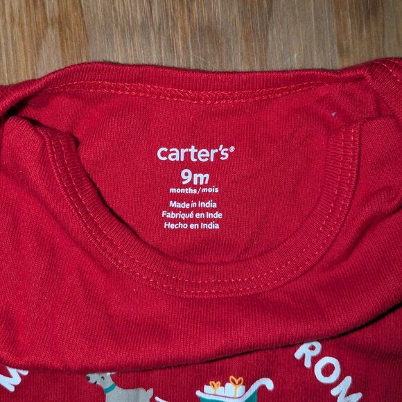 Carter's Christmas onesie & pants set, 6-9 months - Picture 3 of 3